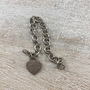 Authentic Tiffany & Co heart bracelet